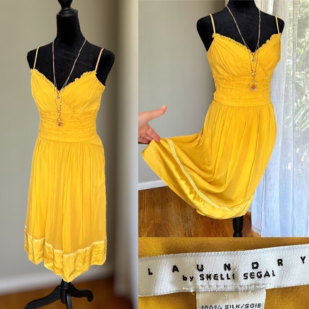 Laundry by Shelli Segal Silk Dress Size 2